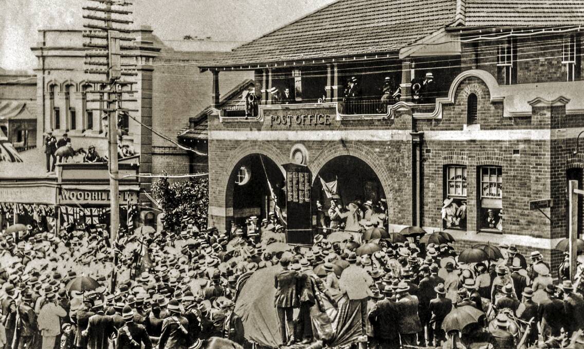 Waratah March through the Illawarra 1915. Picture: NOWRA MUSEUM
