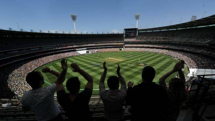A Victorian fixture: The Boxing Day Test at the MCG.
 Photo: Justin McManus 