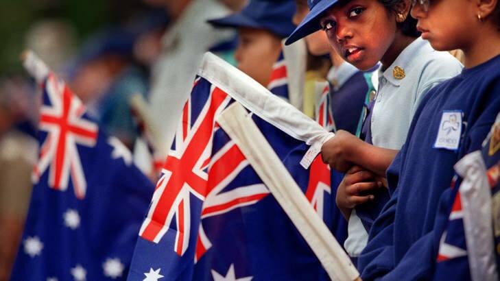 Most Australians considered the national day to be 'important' or 'very important', according to a new survey. Photo: Craig Sillitoe