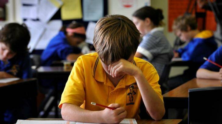 "High stakes test": The controversial NAPLAN tests commence on Tuesday. Photo: Justin McManus