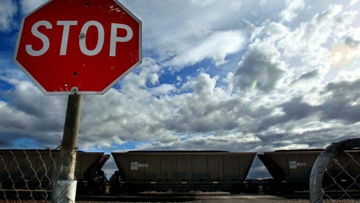 Train reaction: will subsidies be delivered to Adani's planned coal mine? Photo: Simone De Peak