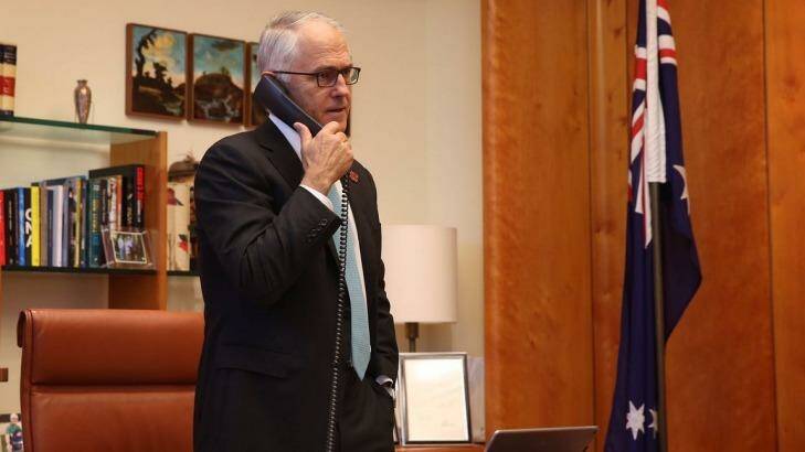 Prime Minister Malcolm Turnbull congratulates the US President-elect Donald Trump. Photo: PMO