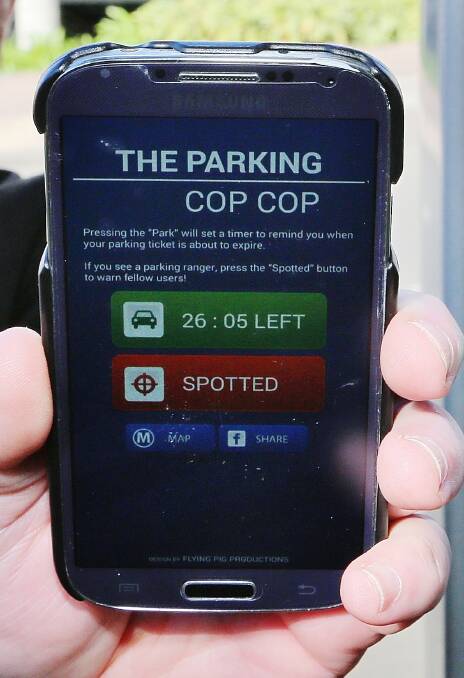 The app gives people parking in the same area an alert when parking wardens are nearby, helping them to avoid getting a ticket