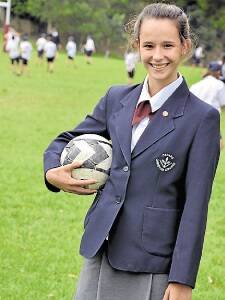Well done: Abi Jordan is having an excellent 2015 in both futsal and outdoor soccer.