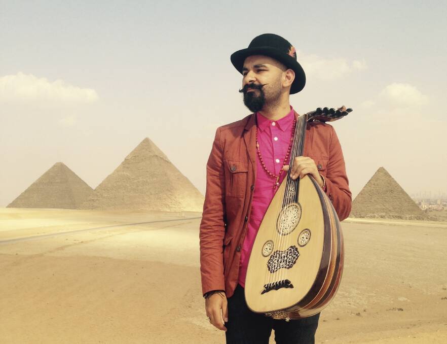 Joseph Tawadros has a background in Arabic traditional music and is particularly good with an oud. Picture: JOSUE CASTRO