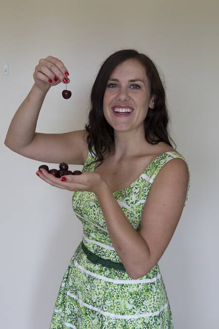 Nutritionist Katherine Caldwell is part of a team researching how cherries and other red/purple berries can help dementia sufferers. Picture: IAN CALDWELL
