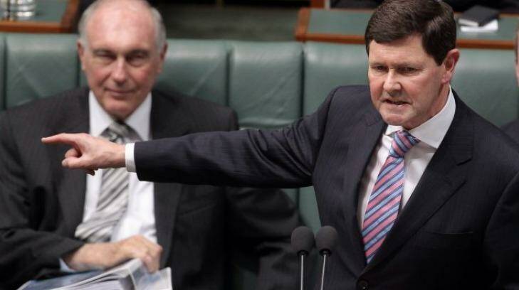 Kevin Andrews refused to comment when asked for details. Photo: Alex Ellinghausen