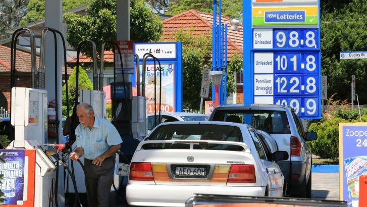 The AP service station in Punchbowl was selling E10 for 98.8 cents a litre. Photo: Kirk Gilmour