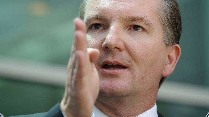 Opposition treasury spokesman Chris Bowen: “This is the deceitful, voodoo economics of Tony Abbott and Joe Hockey from before the election catching up with them,”  Picture: ALEX ELLINGHAUSEN