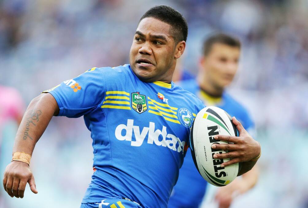The backchat from Parramatta’s Chris Sandow  wasn’t the worst but still needs to be stamped out. Picture: GETTY IMAGES
