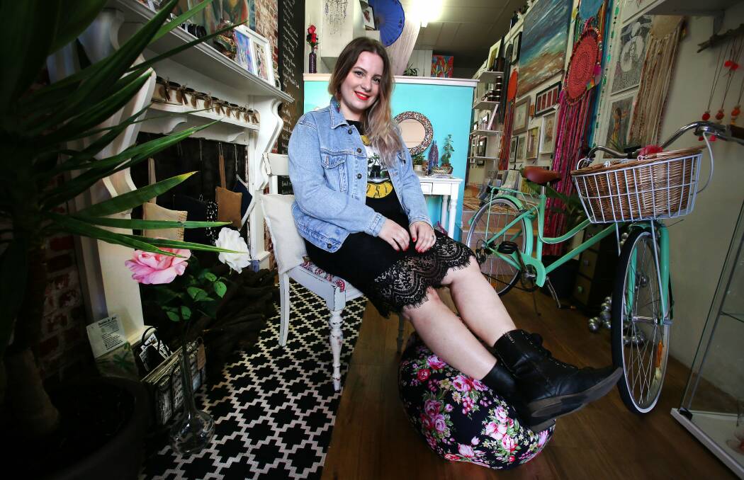 Adriana Mazevski shows off her artisan boutique in the heart of Wollongong. Picture: KIRK GILMOUR