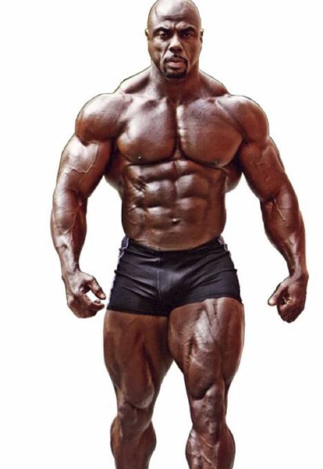 Generous proportions: X-Man Toney Freeman, nicknamed because of his classical bodybuilding X-frame.
