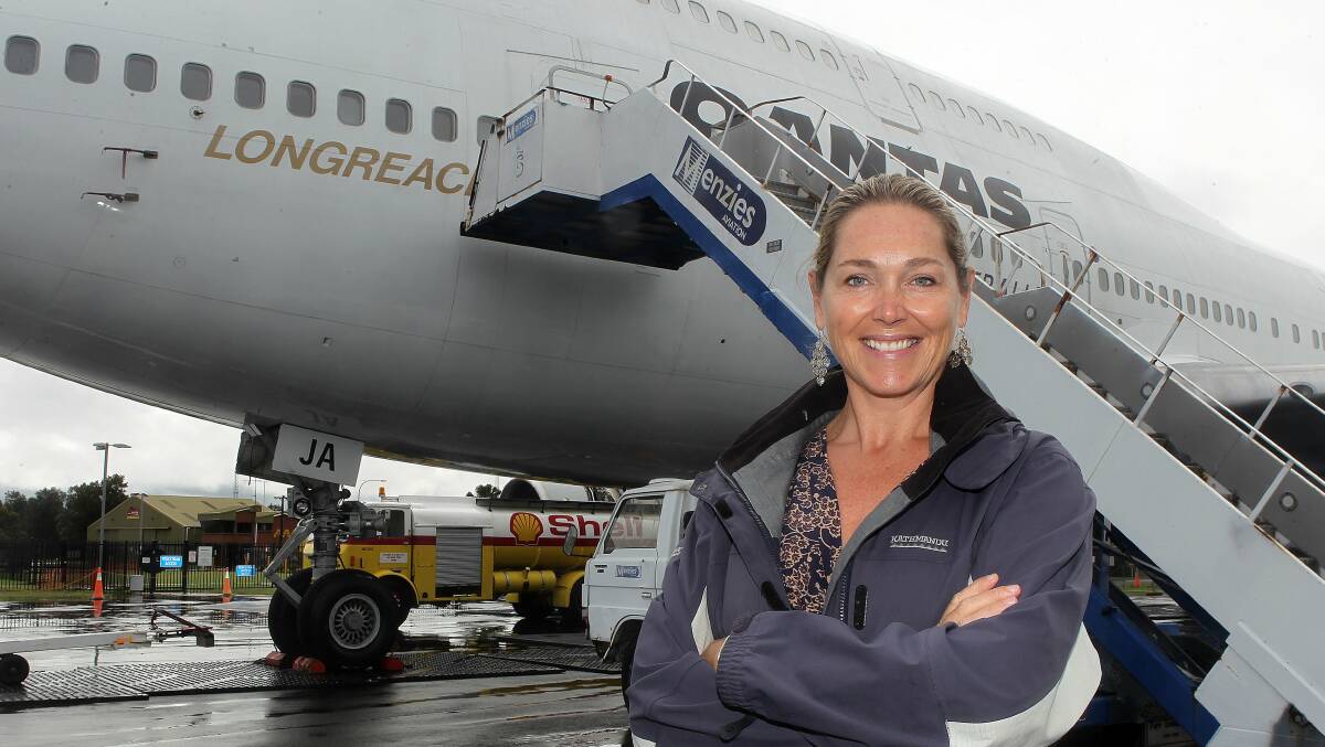 Ideal location:  Film scout Mary Barltrop says the HARS 747 is perfect for a film set. Picture: GREG TOTMAN