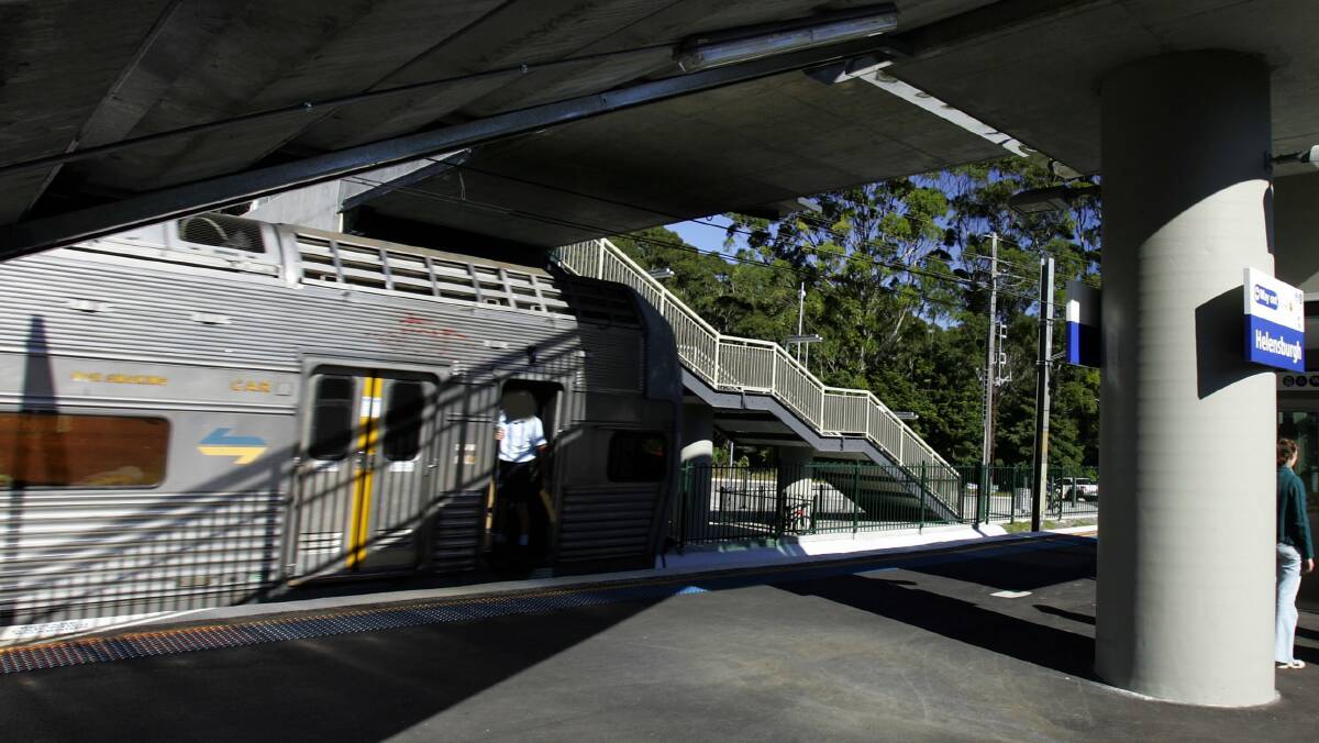 A teenager was allegedly indecently assaulted on a South Coast train on Tuesday.