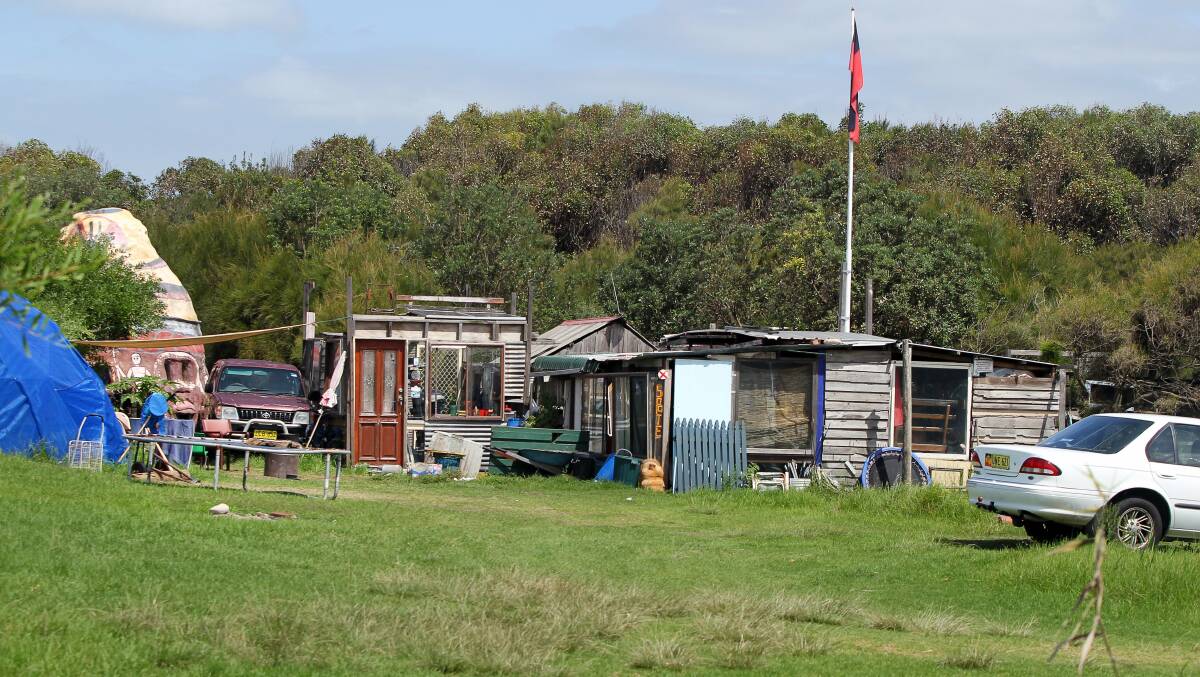 The Sandon Point tent embassy in March, 2014. 