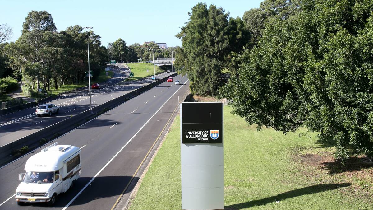 Unlike previous years, there was no traffic congestion on UOW's first day of semester. Picture: KIRK GILMOUR