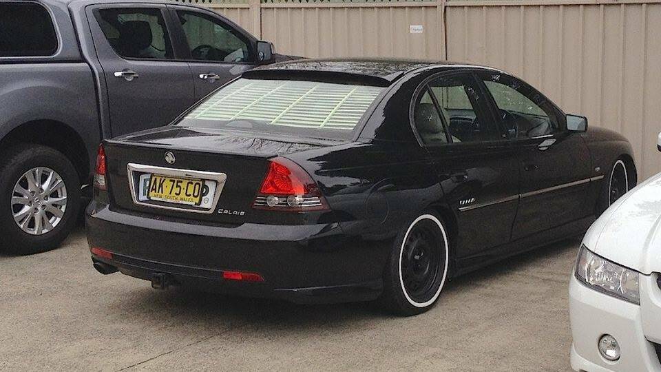 Mr Carrigan's car, number plate AK 75 CO. Picture: FACEBOOK
