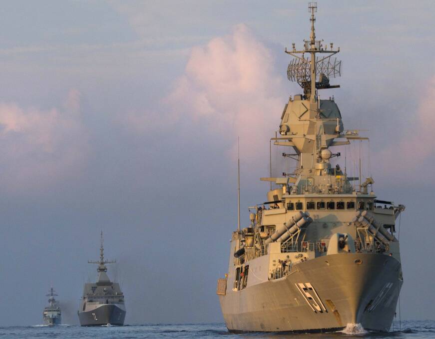 The federal government will build a fleet of frigates in Adelaide from 2020 and a fleet of offshore combatant vessels from 2018.