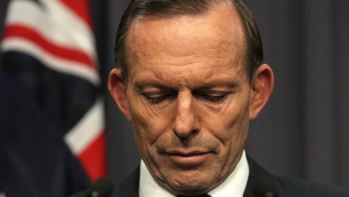 Prime Minister Tony Abbott. Picture: ALEX ELLINGHAUSEN