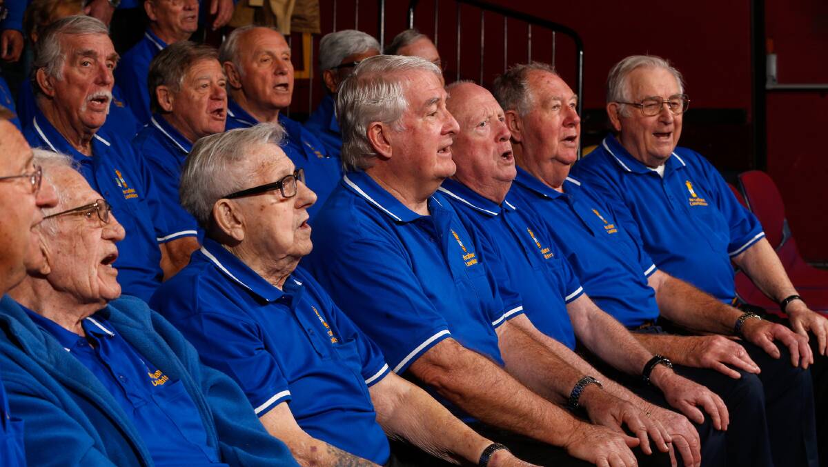 The Arcadians Lamplighters Male Choir were among the inaugural recipients of IRT Community Foundation funding. Picture: DAVID TEASE