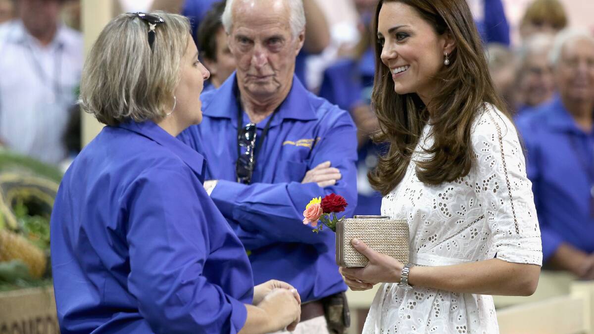 The Duke and Duchess of Cambridge at the Royal Easter Show on Friday. Picture: GETTY IMAGES