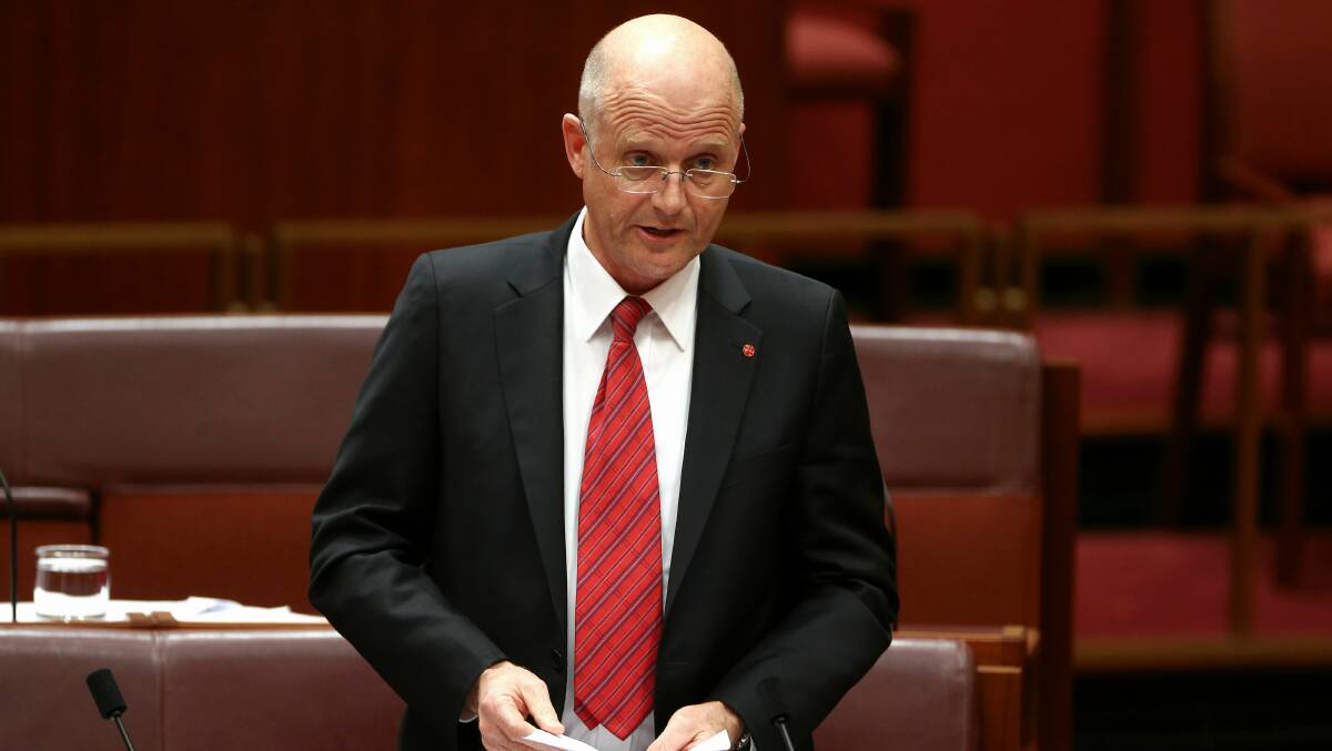 LDP Senator David Leyonhjelm. Picture: ALEX ELLINGHAUSEN