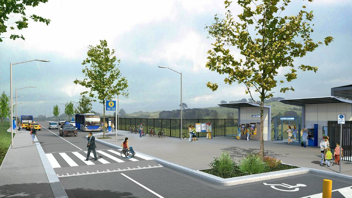 Artist impression of the new station.
