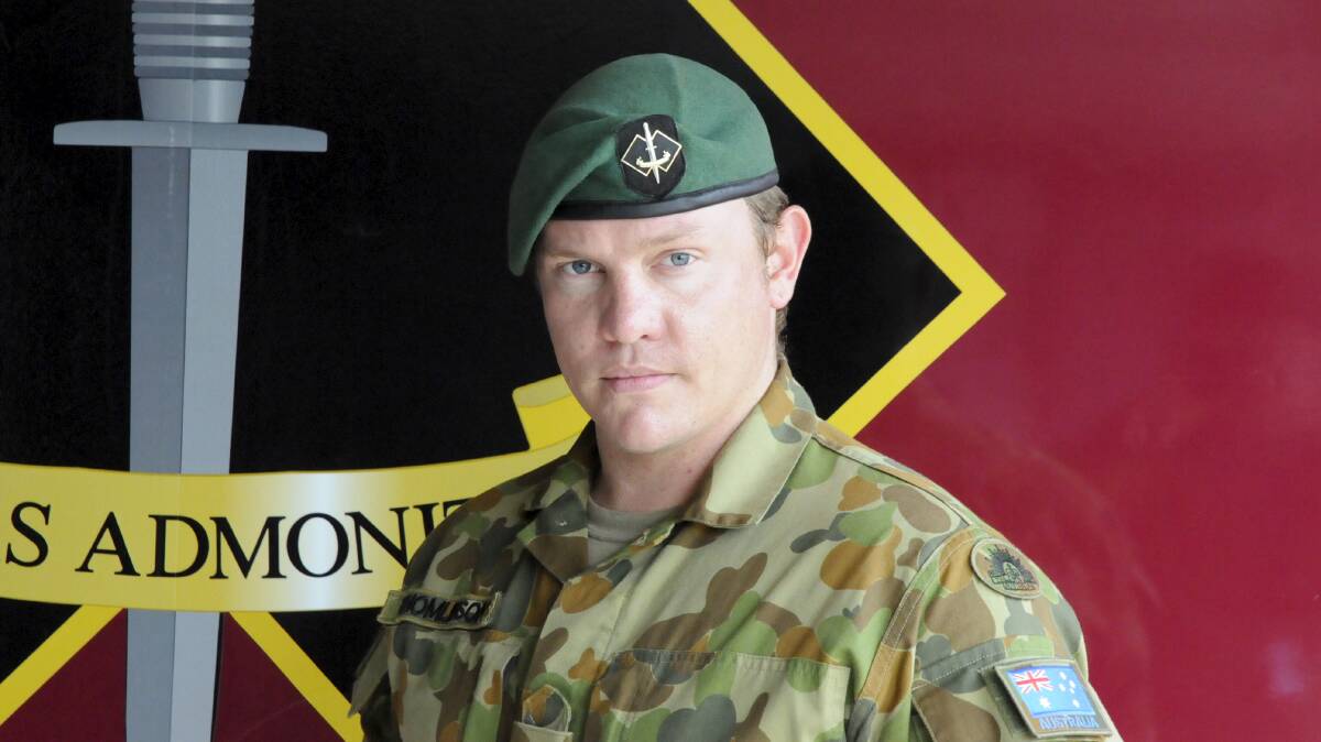 Commando Regiment Private Damien Thomlinson.