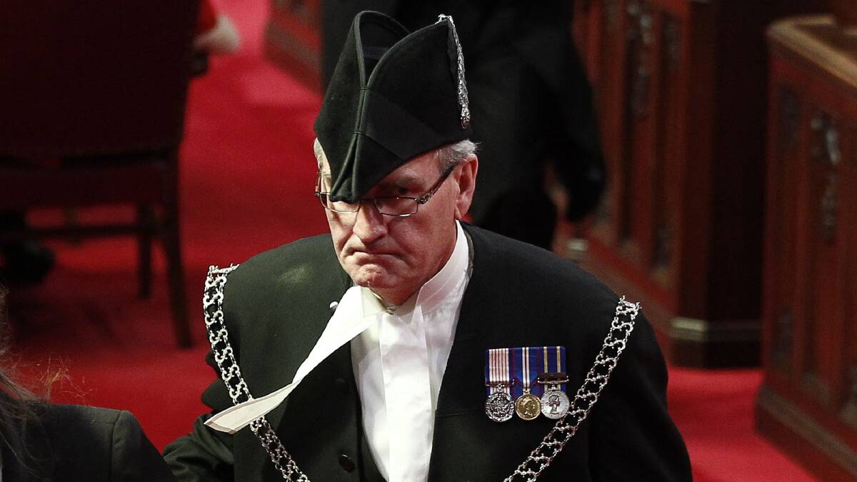 Hailed as a hero: Sergeant-at-Arms Kevin Vickers. Photo: Reuters