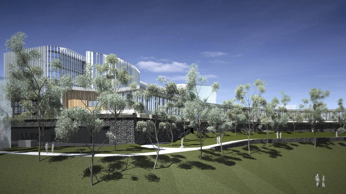 An artist's impression of the Shellharbour City Hub.