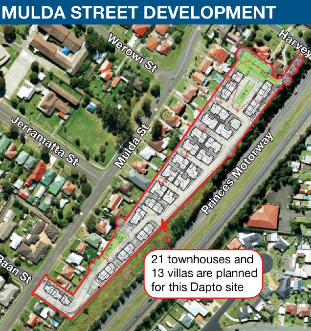 21 townhouses, 13 villas planned for Dapto site