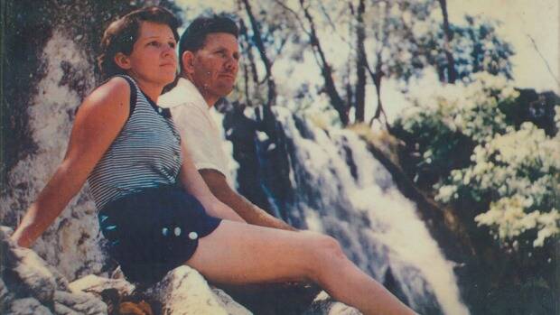 Olive and Fred at White Falls, near Charters Towers, in 1946. Photo: Courtesy of Pam Parker