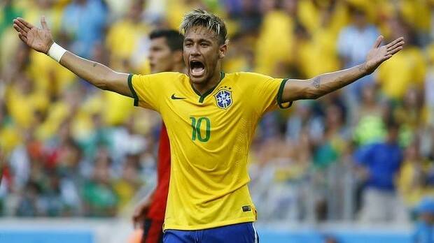 Brazilian superstar Neymar had a frustrating match. Picture: REUTERS