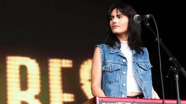 Supporting the Stones ... Isabella Manfredi from The Preatures. Picture: RACHEL MURDOLO