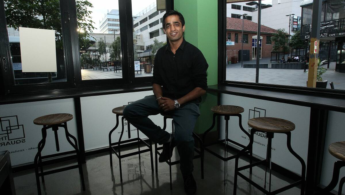 Another one: The Square, owned by Arsh Kohli, is Wollongong’s 36th cafe to open in the past three years. Picture: GREG TOTMAN