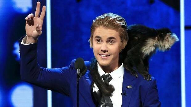 Justin Bieber cops a roasting from Comedy Central. Photo: Getty Images
