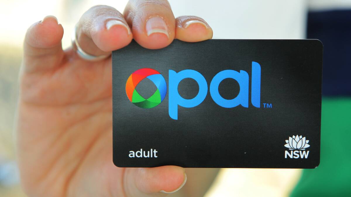UOW students tap on with Opal