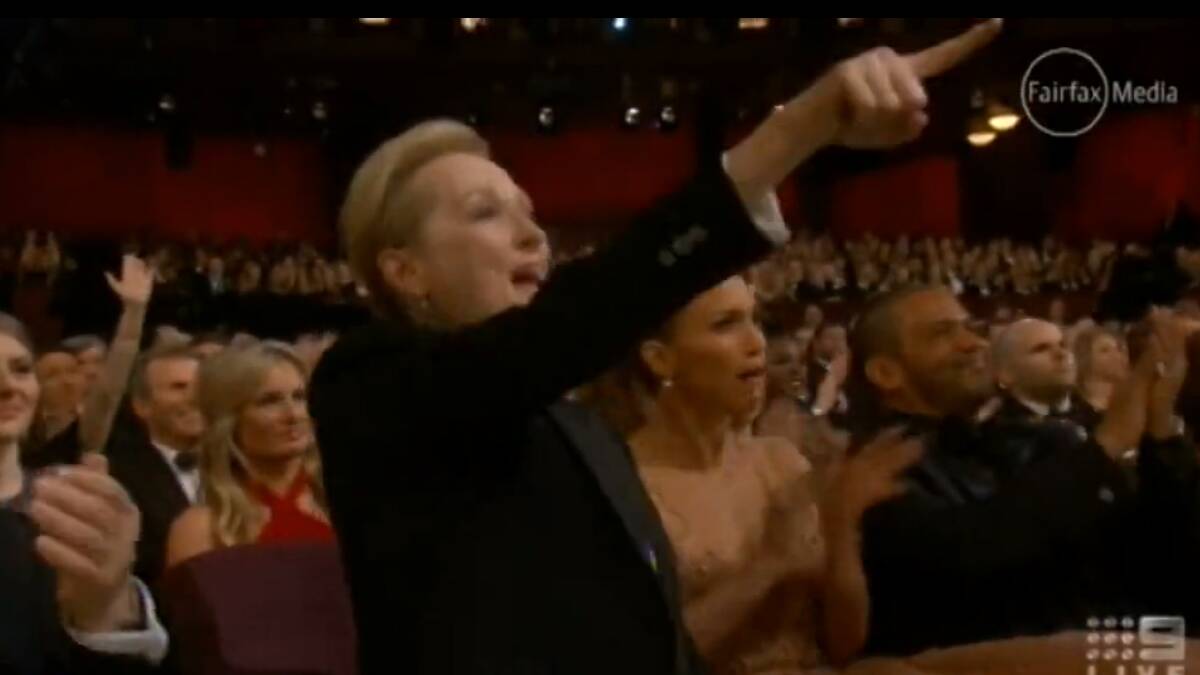 Meryl's magic reaction to winner's speech goes viral