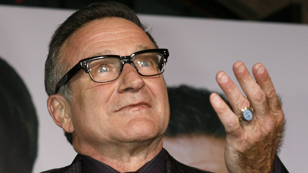 Robin Williams arrives at the premiere of Old Dogs in 2009. Picture: REUTERS