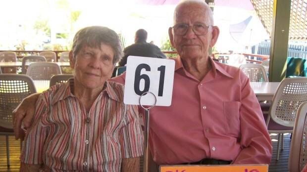 The Bagnalls celebrate their 61st wedding anniversary in 2008. Photo: Courtesy of Pam Parker