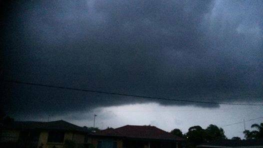 The storm from Albion Park Rail. Submitted by reader Trish Fleuren.