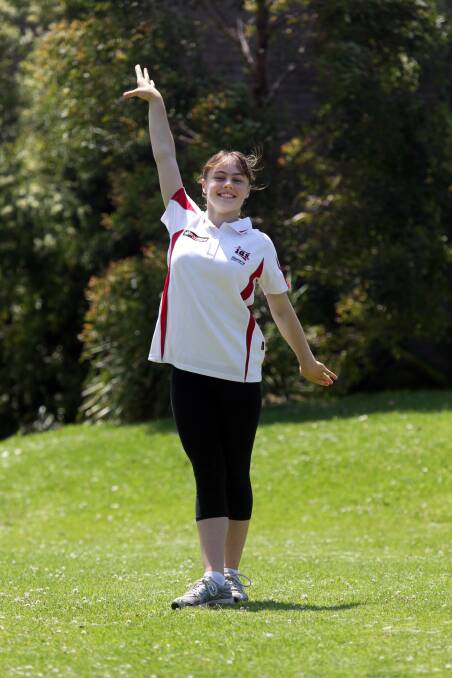 IAS gymnastics standout Kayleigh Falconer