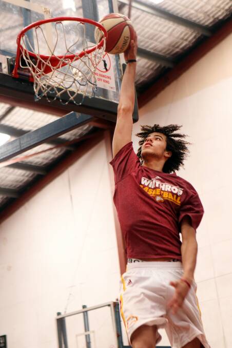 Xavier Cooks is back home in Wollongong after a hair-raising freshman season at the University of Winthrop.