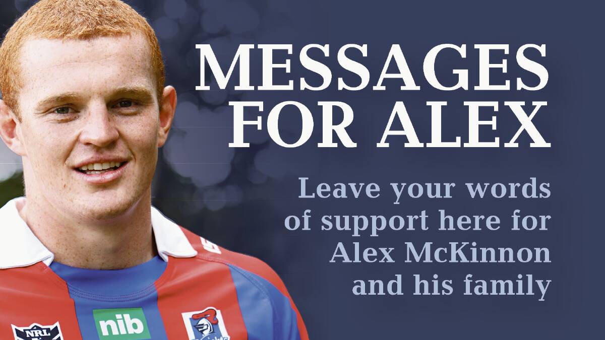 Leave a message for Alex McKinnon