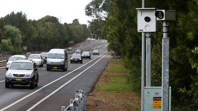 The pair of speed cameras on Memorial Drive have been described as the least effective in reducing fatal crashes. Picture: KIRK GILMOUR