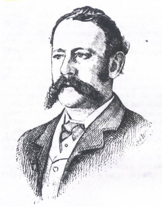 A sketch of William Wiley, which appeared in the Illustrated Sydney News on November 28, 1889.