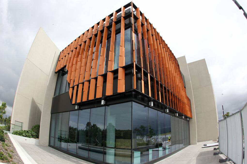 The new Nan Tien Institute campus in Unanderra is across the motorway from the Buddhist temple. Picture: GREG TOTMAN