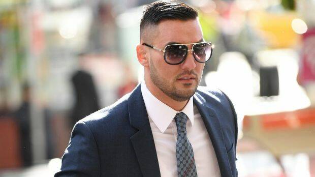 Salim Mehajer outside the Downing Centre Local Court on Wednesday Photo: David Moir
