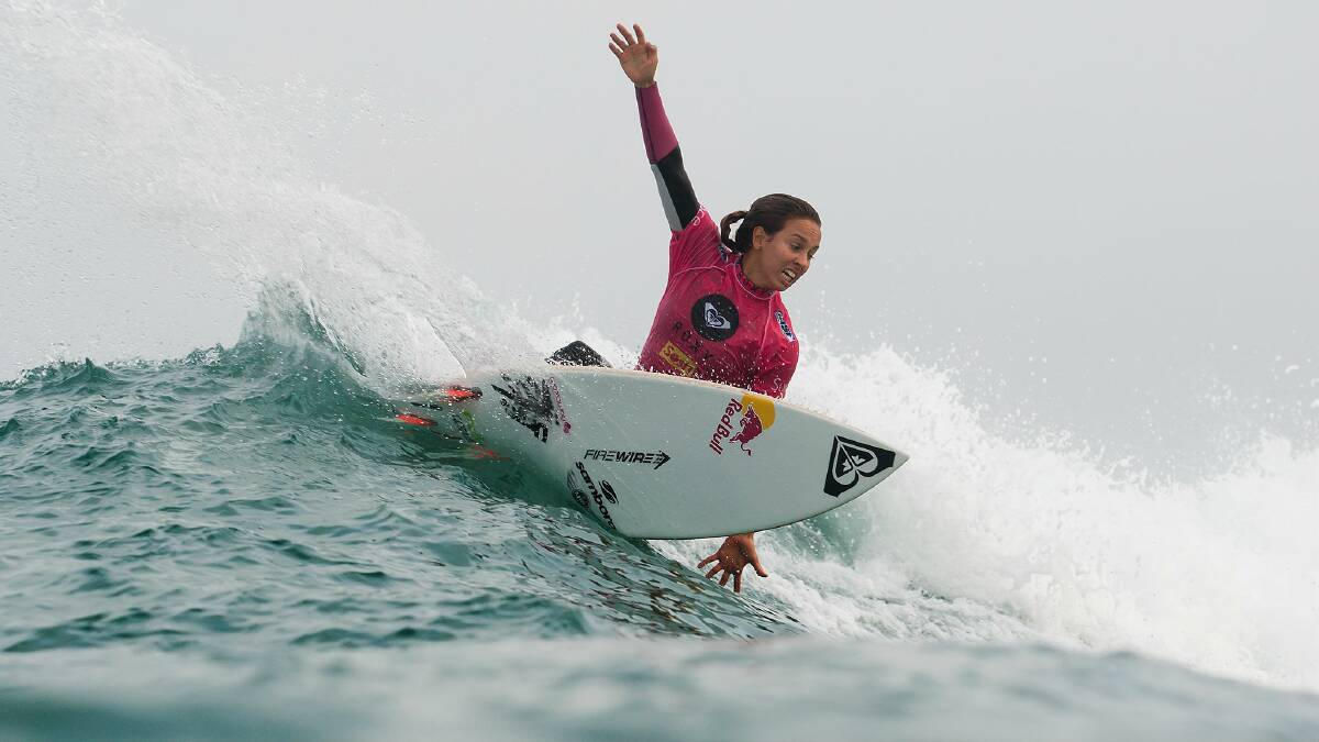 Determined: Sally Fitzgibbons. 