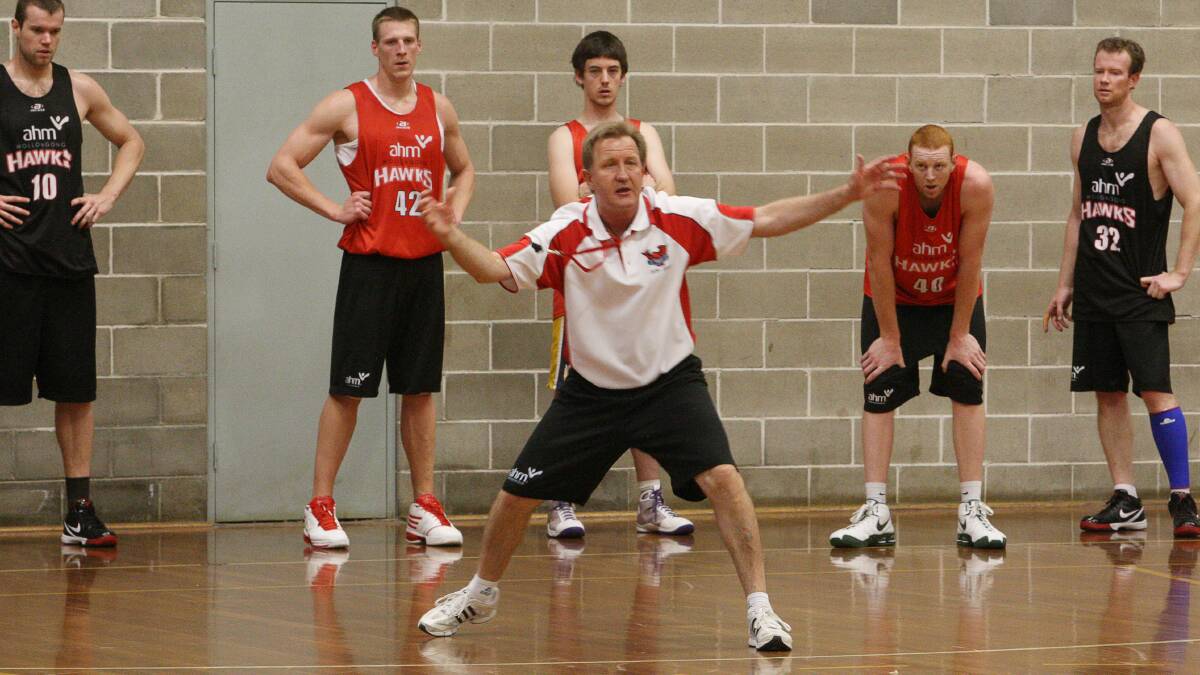 Exit: Wollongong Hawks coach Gordie McLeod. Pictures: ADAM McLEAN, GETTY IMAGES, NBL.